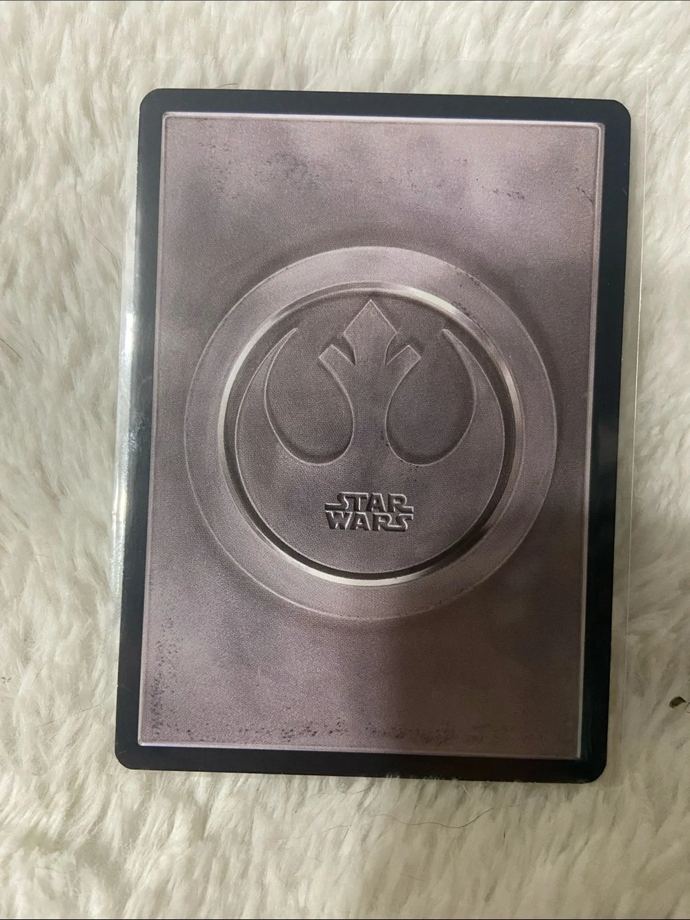 Star Wars Rebel Alliance Emblem Card - Silver Gray